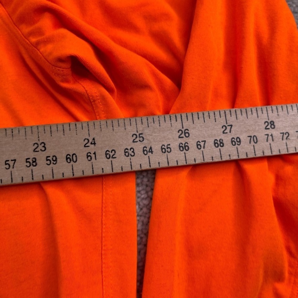 Duluth Shirt Mens Large Orange Dry On The Fly Relaxed Fit Performance Crewneck - Picture 9 of 11
